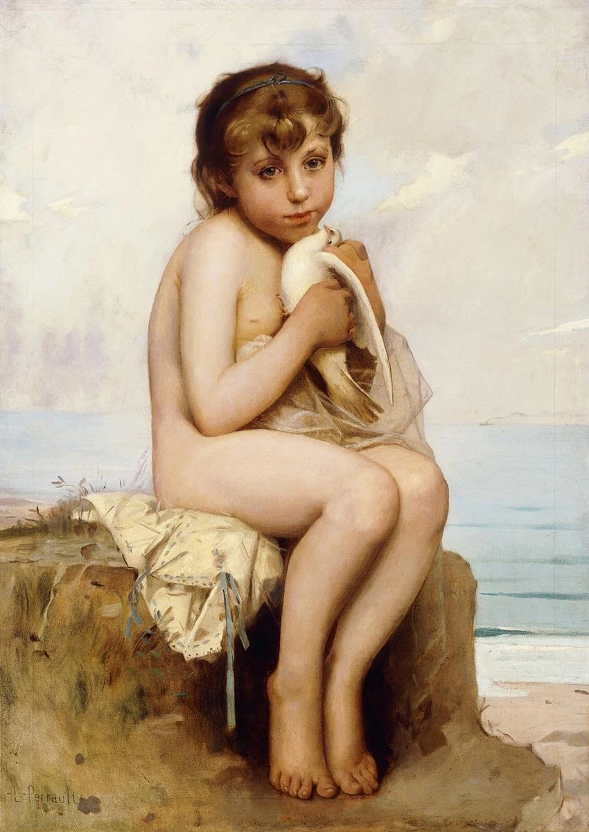 Bambino nudo con colomba, 1898
